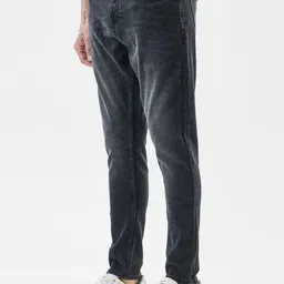 Snitch Men Skinny Fit Mid-Rise Low Distress Light Fade Stretchable Jeans-picture-30