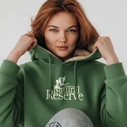 TOGS & TERRE Women Printed Hooded Sweatshirt image 4