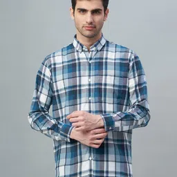 Swoke Unisex Comfort Checked Casual Shirt-image-49
