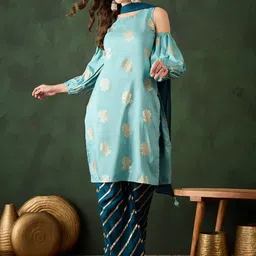 Sangria Printed Straight Kurta Set-picture-46