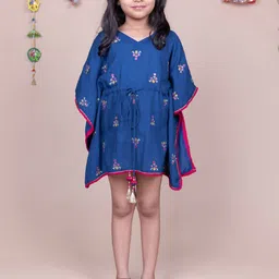 HERE&NOW Print Kimono Sleeve A-Line Dress-picture-12