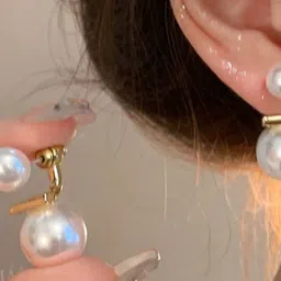 Estailo fashion Spherical Studs Earrings image 3