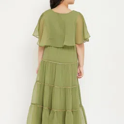 Stylo Bug Cape Sleeve Maxi Dress image 5
