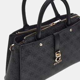 GUESS Brand Logo Printed Structured Handheld Bag image 2