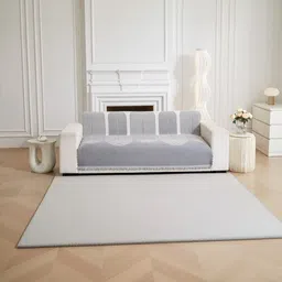 HOMETHREADS Multicoloured & Grey Printed 3 Piece Sofa Cover image 2