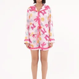 Slumber Jill Women Printed Night suit image 4