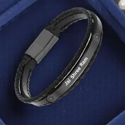 M Men Style Stainless Steel Wraparound Bracelet image 3