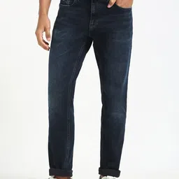 Tommy Hilfiger Men Slim Fit Low Distress Light Fade Stretchable Jeans-picture-46