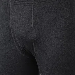 MACHO Men Ribbed Mid-Rise Thermal Bottoms image 3