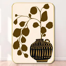 SAF White & Green Wooden Boho Botanical Wall Art-picture-25