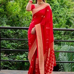 AMRUTKALA SAREES Woven Design Zari Saree-picture-15