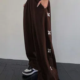 TABADTOD Women Striped Relaxed Loose Fit Easy Wash Trousers-image-71