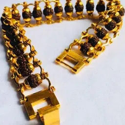 Divine souvenirs Gold Brass Bracelet-picture-37