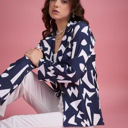 DressBerry Notched Lapel Single-Breasted Blazer image 5