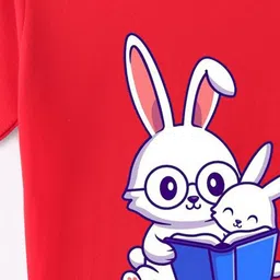 BLUSHES Kids Graphic Printed Round Neck Cotton T-shirt image 2