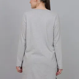 DDASPRATION Women Typography Printed Slim Fit T-shirt image 2