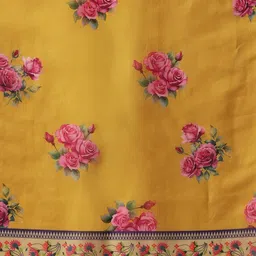 Silk Land Floral Zari Chanderi Saree image 4