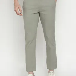 Basics Men Slim Fit Trousers-image-40