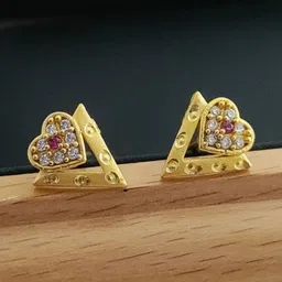 OM KRISHIV COLLECTION Geometric Studs Earrings-image-24