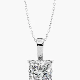 VALANOVA 14KT White Gold Diamond Studded Pendant-1.32 gm-picture-21