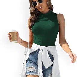 ZEROZABAR Mock Neck Bodysuit-picture-46