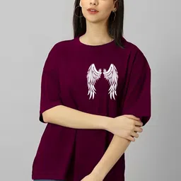 Kushi Flyer Women Printed Applique T-shirt-picture-37