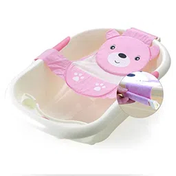 fab n funky Baby Bath Net Animal Design Small Size  - Pink image 4