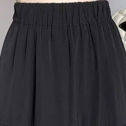 StyleCast Gathered Or Pleated Opaque Flared Midi Skirt image 2