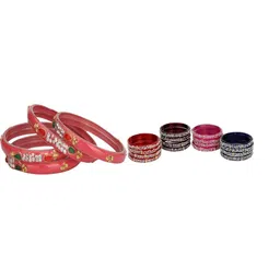 SOMIL Women Set of 20 Glass Bangle image 1
