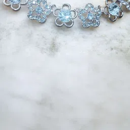 ELANHOOD Stone-Studded Jewellery Set image 2