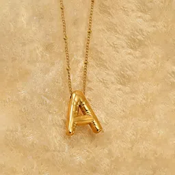 Jewels Galaxy Stainless Steel Gold-Plated Contemporary Pendants With Chains-picture-15