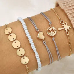 Arzonai Women Set of 4 Wraparound Bracelet-picture-17