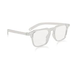 Arzonai Unisex Clear UV Protected Lens Plastic Sunglasses-picture-47