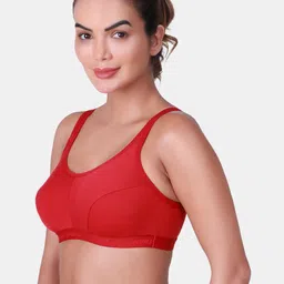 SKDREAMS Cotton Seamed Non Padded Full Coverage Non-WiredWomen Sports Bra image 4