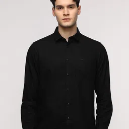 Crocodile Comfort Spread Collar Pure Cotton Shirt-image-34