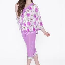 PHALIN Printed Maxi Nightdress image 5