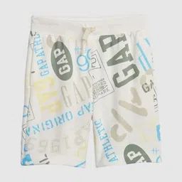 GAP Boys Graphic-Printed Pure-Cotton Regular Fit Mid-Rise Shorts-picture-47