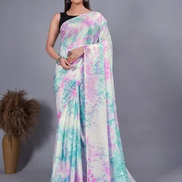 V3 FASHION STUDIO Tie and Dye Pure Chiffon Ready to Wear Jamdani Sarees-picture-14