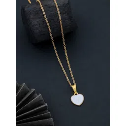 SZN Classic Set Of 2 Stainless Steel Gold-Plated Beaded Star Shaped Pendant With Chains image 4