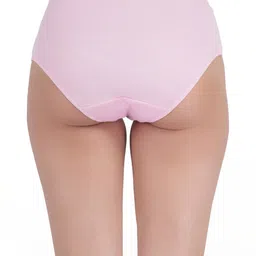 ORLIZEA Women High-Rise Cotton Blend Hipster Briefs image 2