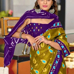 KALINI Ethnic Motifs Pure Cotton Saree image 4