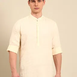 Linen Club Men Contemporary Slim Fit Opaque Casual Shirt-image-70