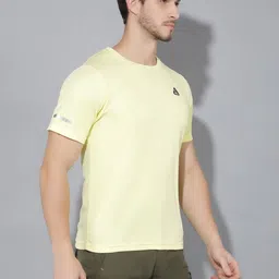GREENLANDS Self Design Round Neck Short Sleeves Sports T-shirt image 5
