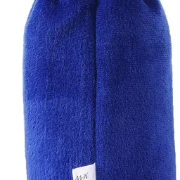 da anushi Soft Plush Stretchable Baby Feeding Bottle Cover Easy to Hold Strap With Cute Animated Cartoon|Suitable for 130-250 Ml Feeding Bottle(Dark Pink-Dark Blue) image 5