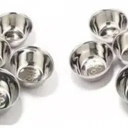 veatool Stainless Steel Cereal Bowl Steel Bowl Set of 12 – Stainless Steel Serving Bowls for Soup, Salad & Cereal image 1