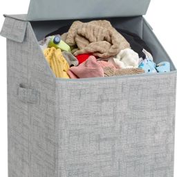 flipkart smartbuy 75 L Grey Laundry Basket-picture-4