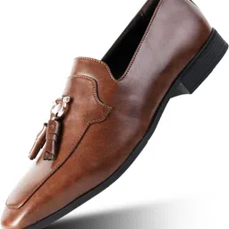 Monkstory Tassel Loafers with Rose-Gold Bit – Brown Loafers For Men-picture-35