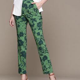 MANGO Women Abstract Print Trousers-picture-15