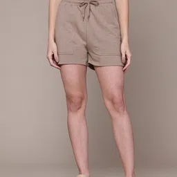 The Roadster Lifestyle Co. Women Knitted Shorts-image-32
