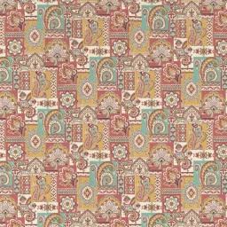 DDecor Charmy Ethnic Red Cotton 144 TC Single Bedsheet With 1 Pillow Cover image 5